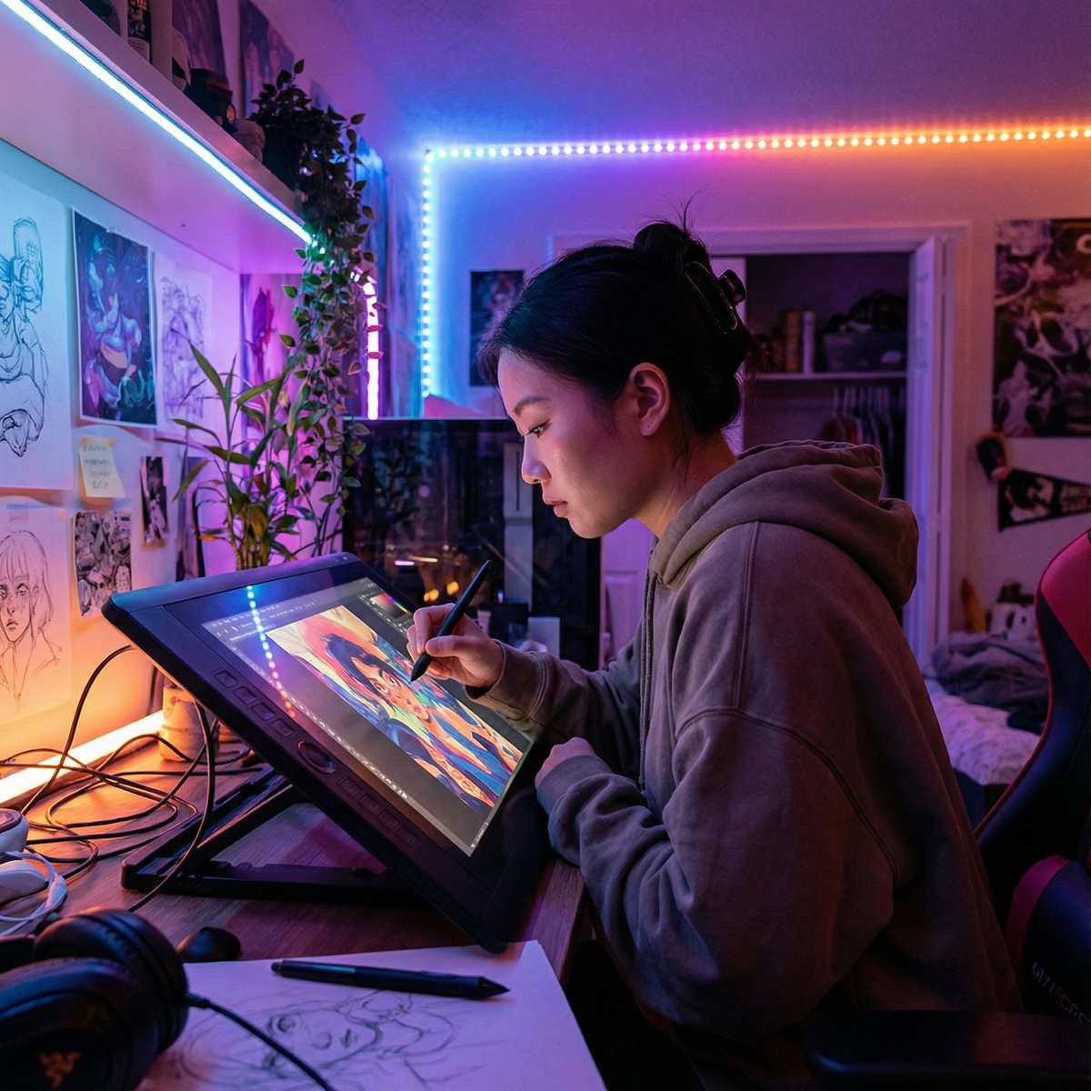 香蕉视频创作者画意人生